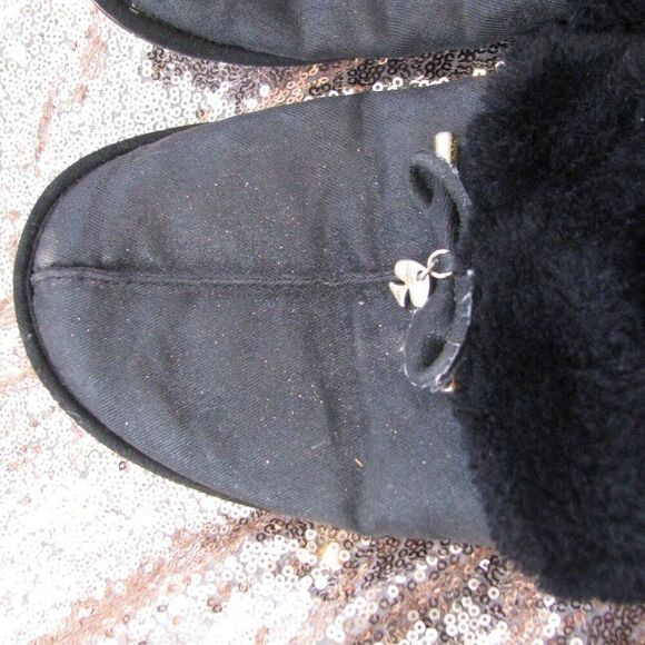 Kate Spade fuzzy house slippers L - Picture 6 of 8